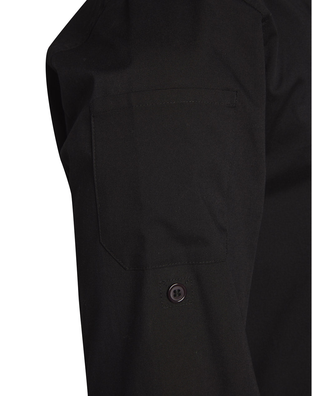 Mens Functional Chef Jackets - Black - View