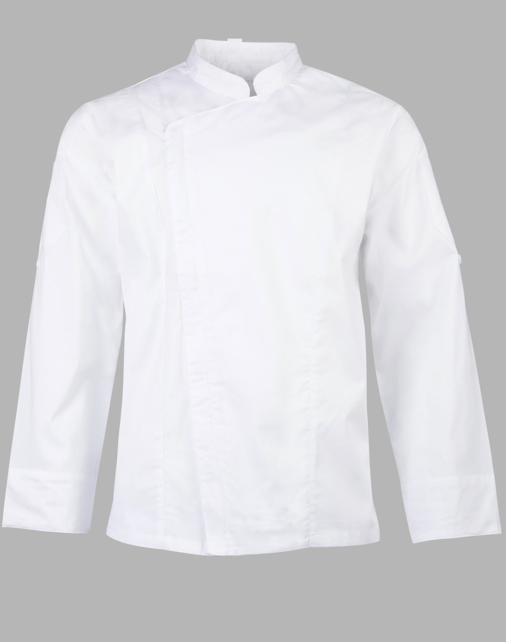 Mens Functional Chef Jackets - White - Front