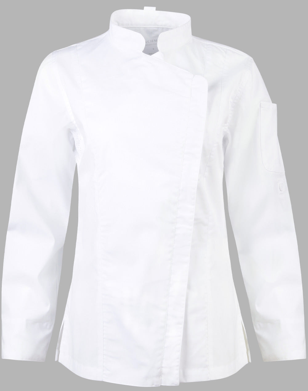 Ladies Functional Chef Jackets - White - Front