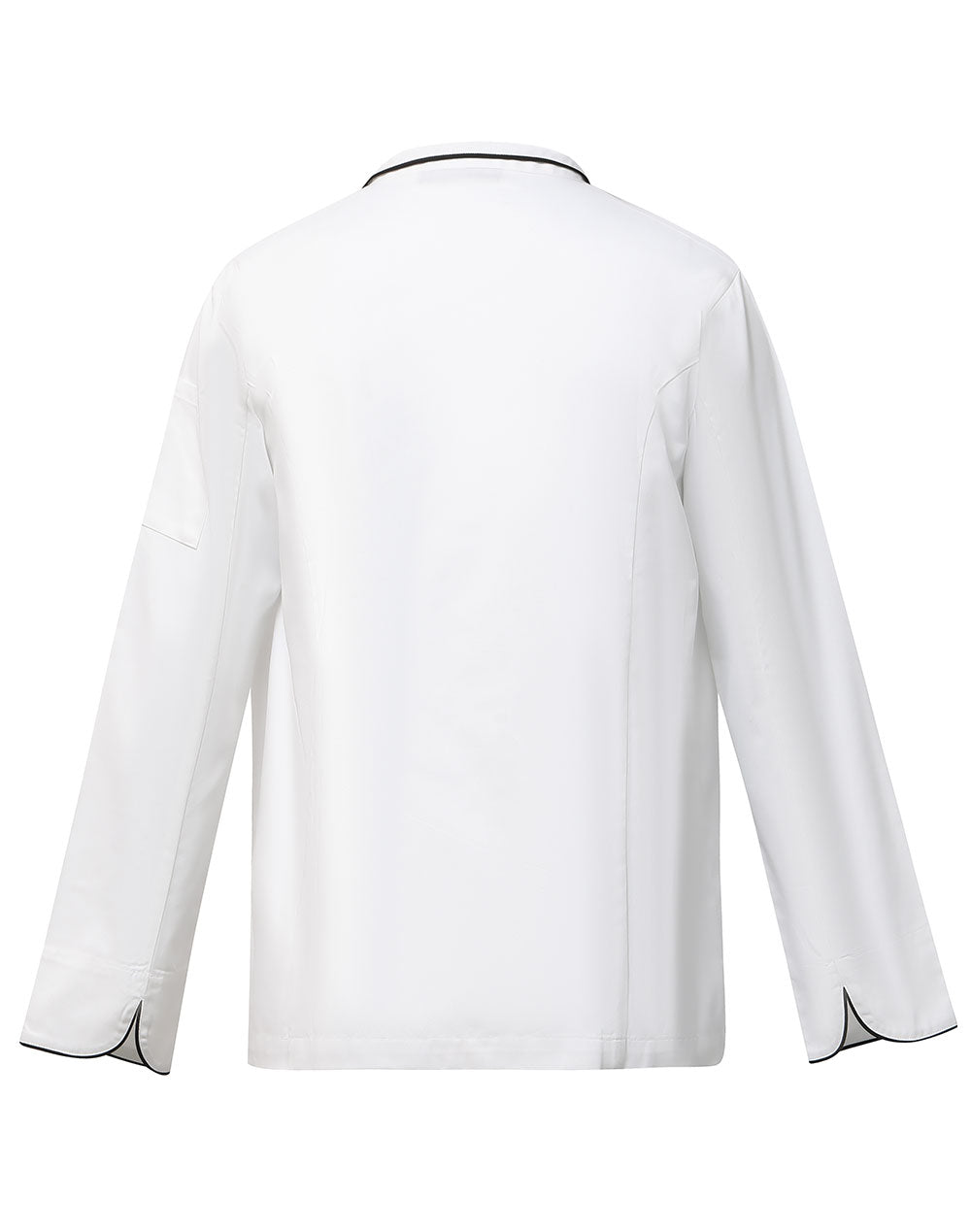 Executive Chef Jacket Unisex - White/Black - Back