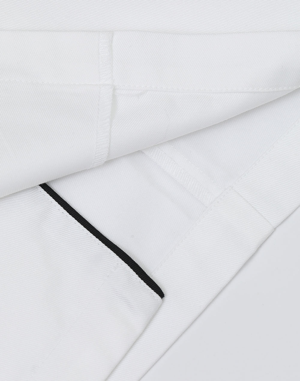 Executive Chef Jacket Unisex - White/Black - View