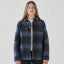 Women's Highland Sherpa Lined Plaid Jacket - view