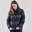 Women's Highland Sherpa Lined Plaid Jacket - view