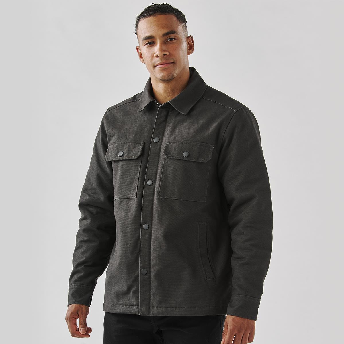 Men's Oxide Sherpa Lined Canvas Jacket - view