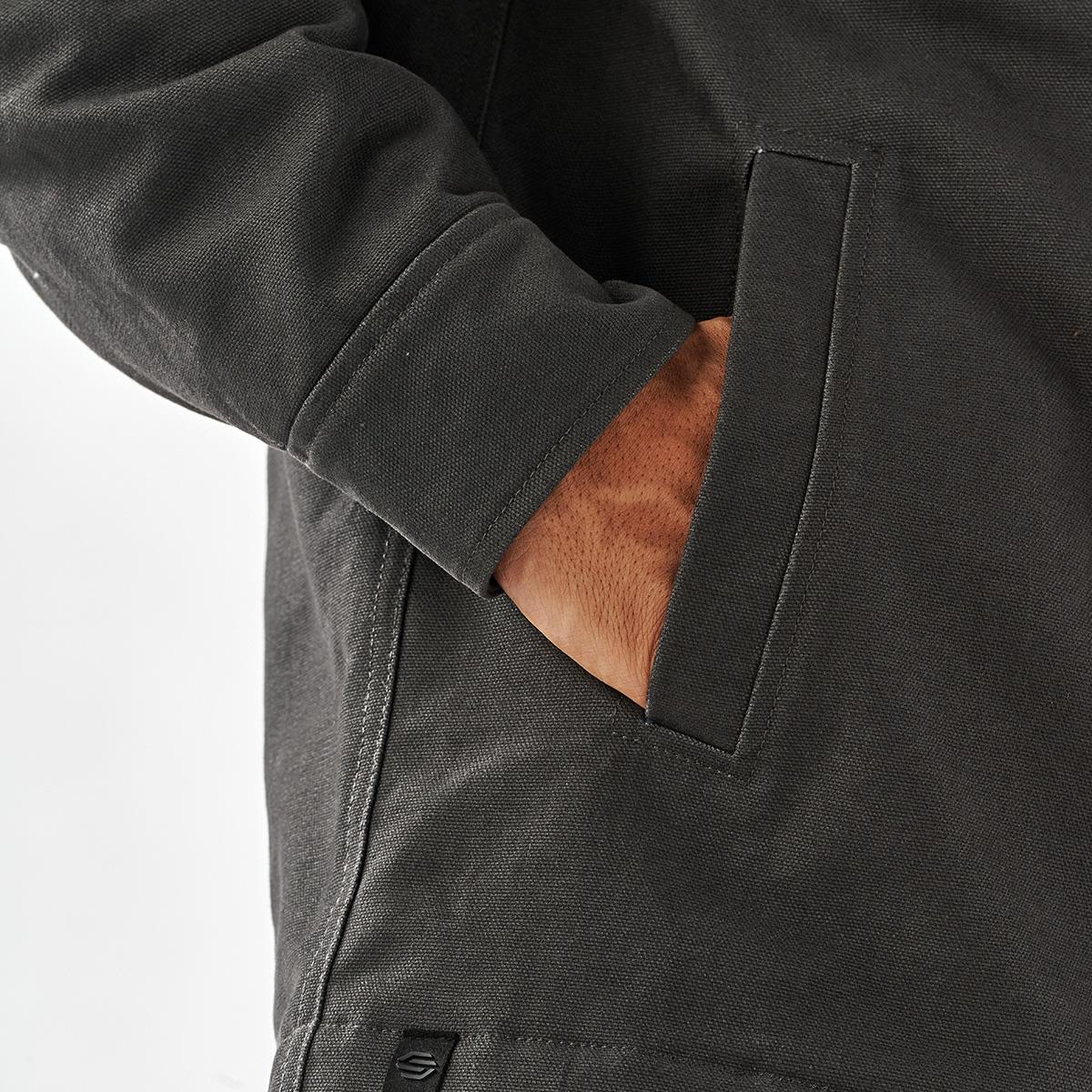 Men's Oxide Sherpa Lined Canvas Jacket - view