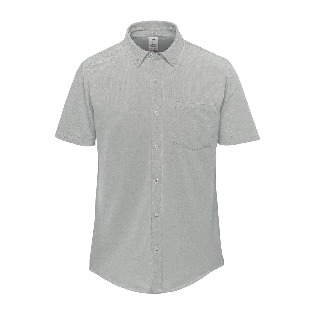 Men's Sonora Short Sleeve Knit Shirt - Ash - Front