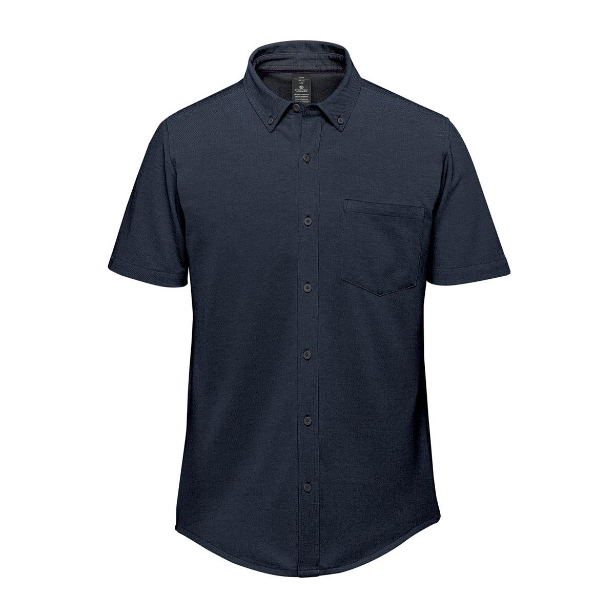 Men's Sonora Short Sleeve Knit Shirt - Navy - Front