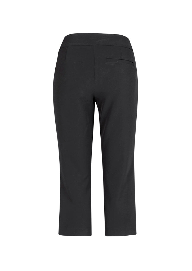 Jane Womens 3/4 Length Stretch Pant - Charcoal - Back