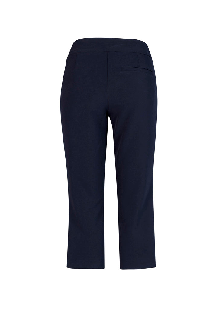 Jane Womens 3/4 Length Stretch Pant - Navy - Back