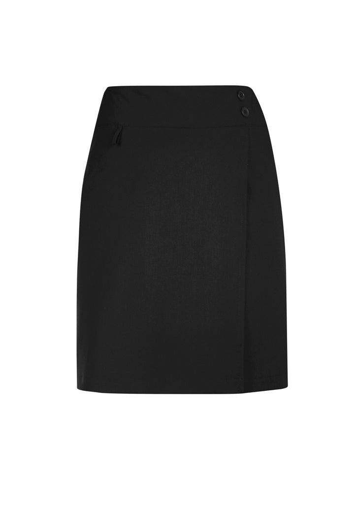 Comfort Waist Womens Skort - Black - Front