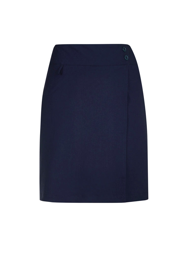 Comfort Waist Womens Skort - Navy - Front