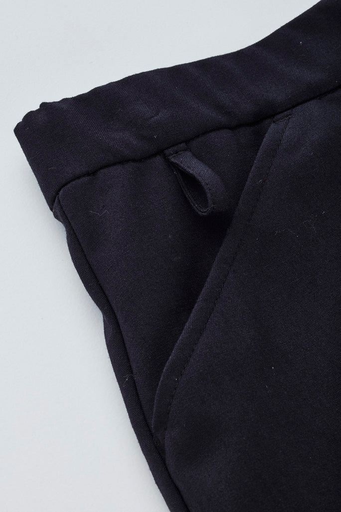 Comfort Waist Womens Cargo Skirt - Charcoal - Model