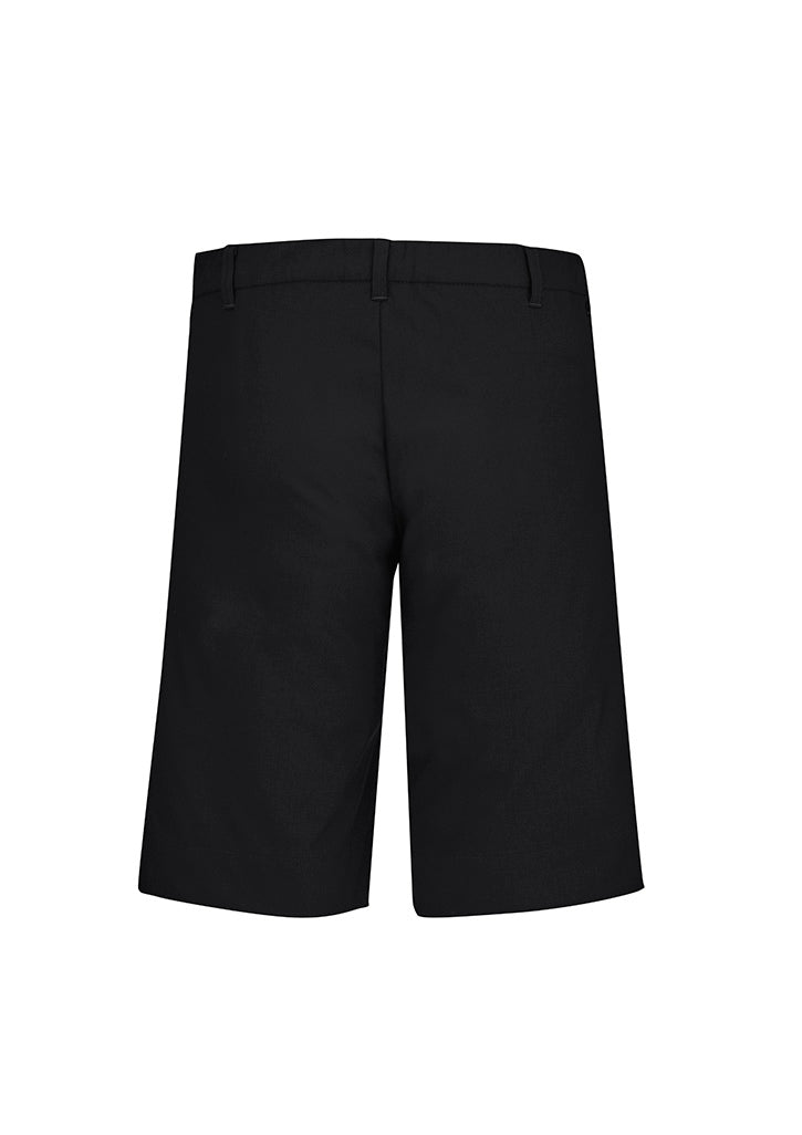 Comfort Waist Mens Cargo Short - Black - Back