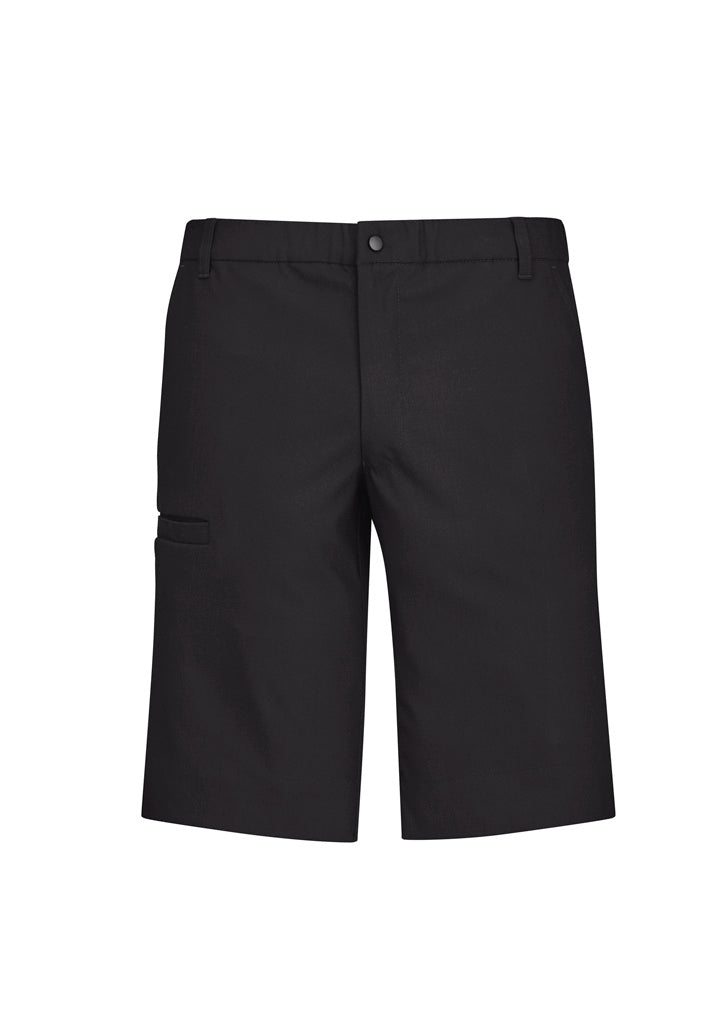 Comfort Waist Mens Cargo Short - Charcoal - Front