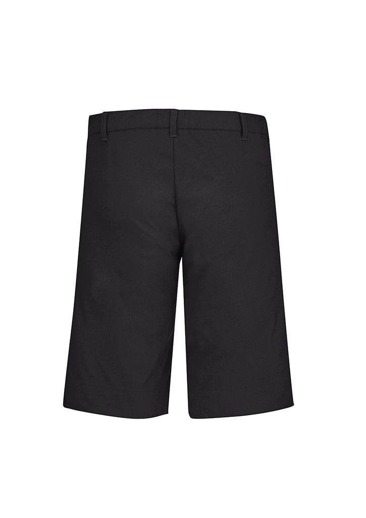 Comfort Waist Mens Cargo Short - Charcoal - Back
