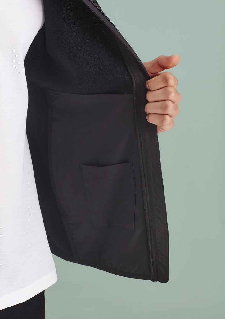 Nova Mens Zip Front Vest - Navy Marle - Model
