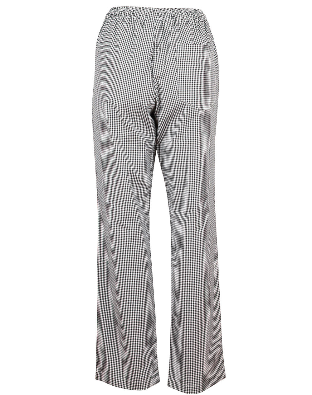 Chef's Pants - Black/White - Back