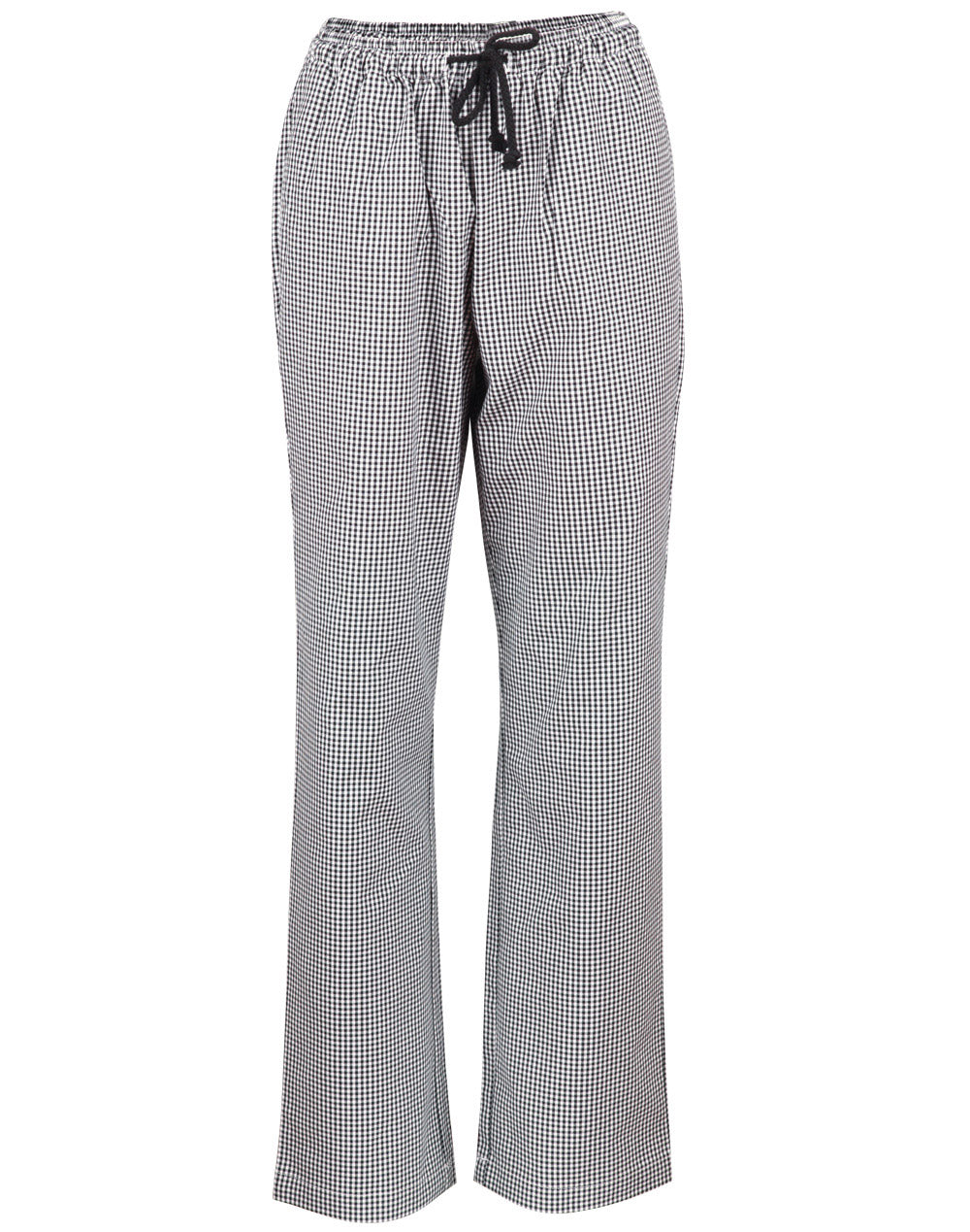 Chef's Pants - Black/White - Front