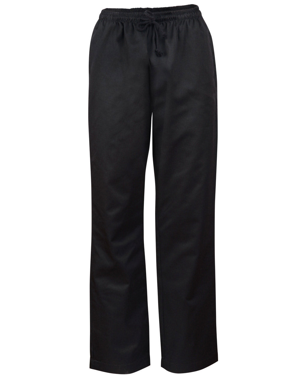 Chef's Pants - Black - Front