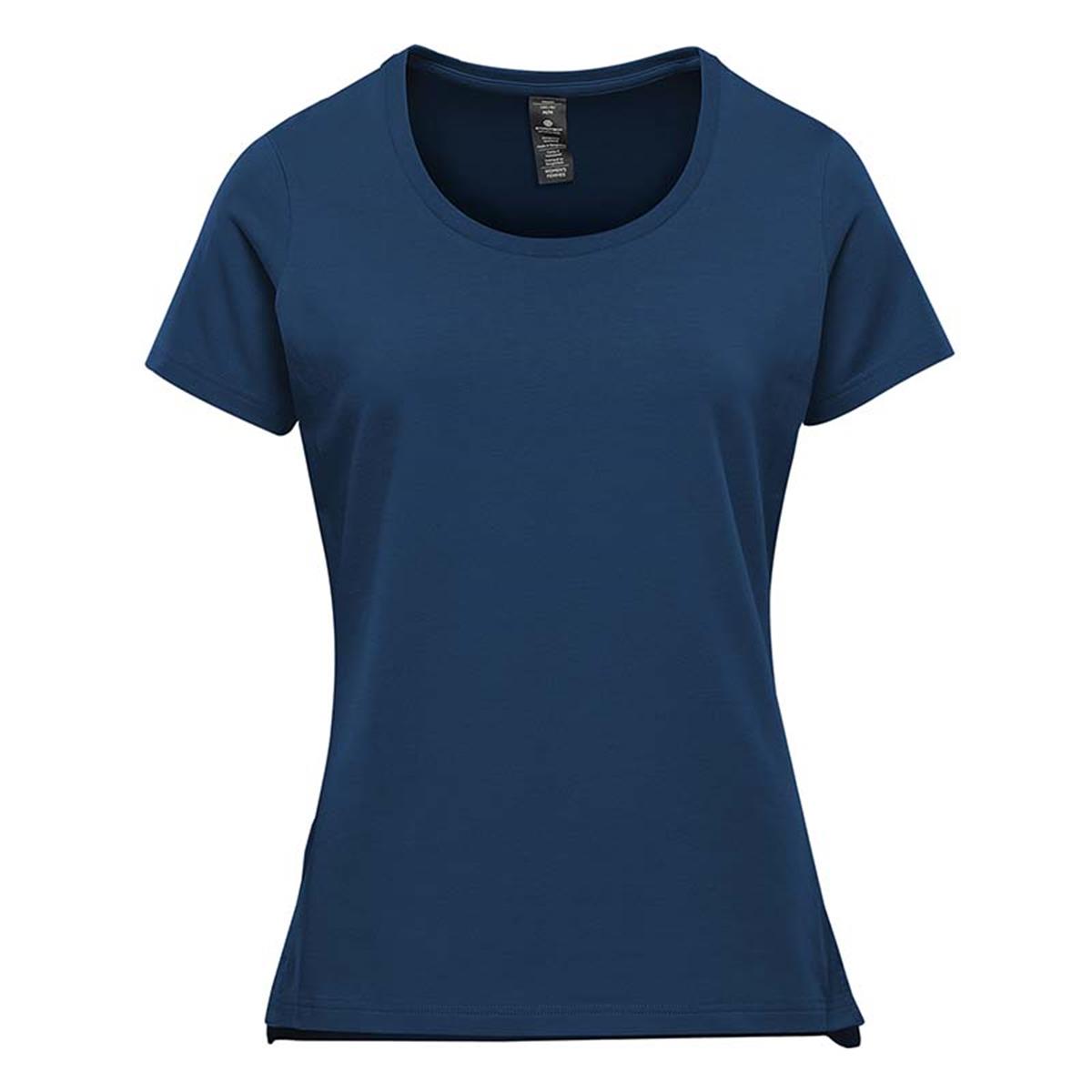 Women's Montebello Performance Short Sleeve Tee - Indigo - Front