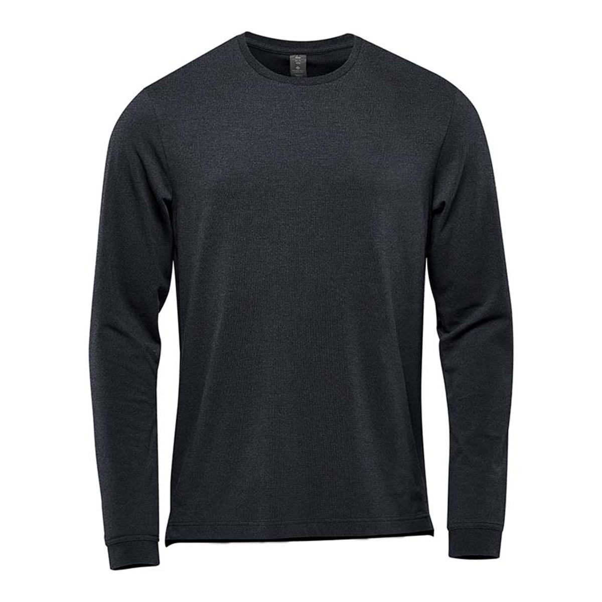 Men's Montebello Performance Long Sleeve Tee - Charcoal Heather - Front