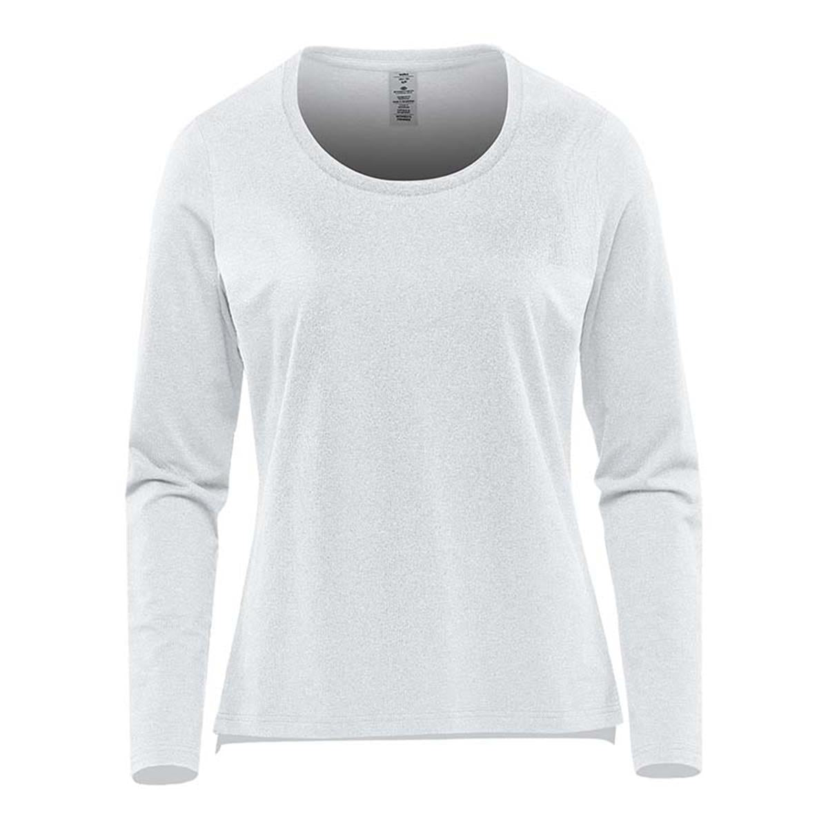 Women's Montebello Performance Long Sleeve Tee - White - Front