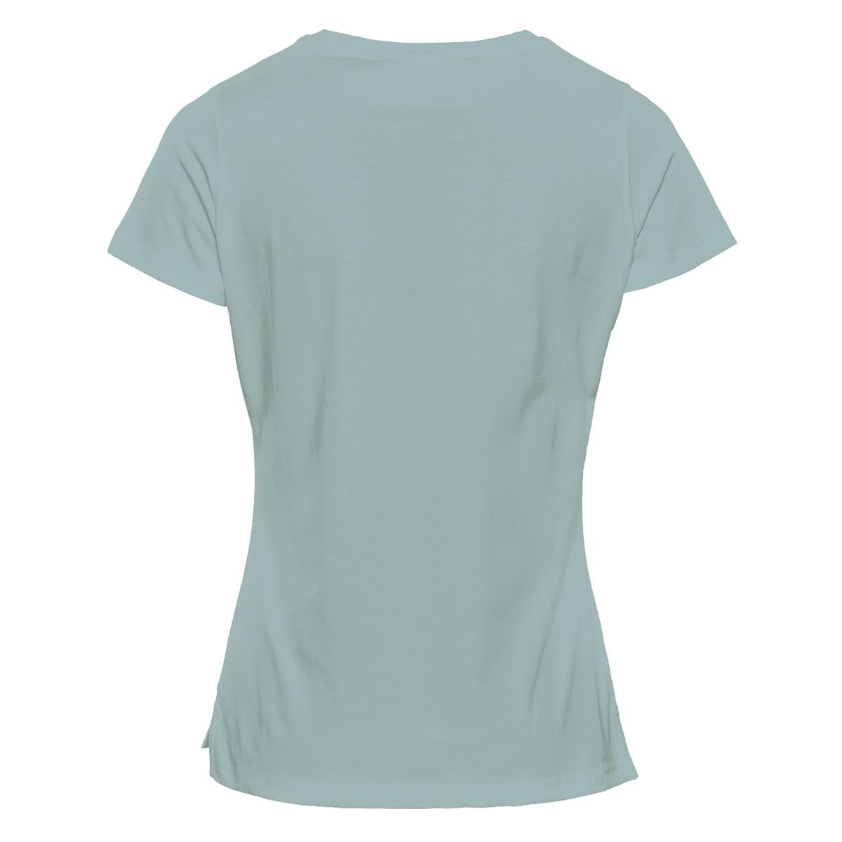 Women's Equinox Short Sleeve Tee - Ice Blue Heather - Back