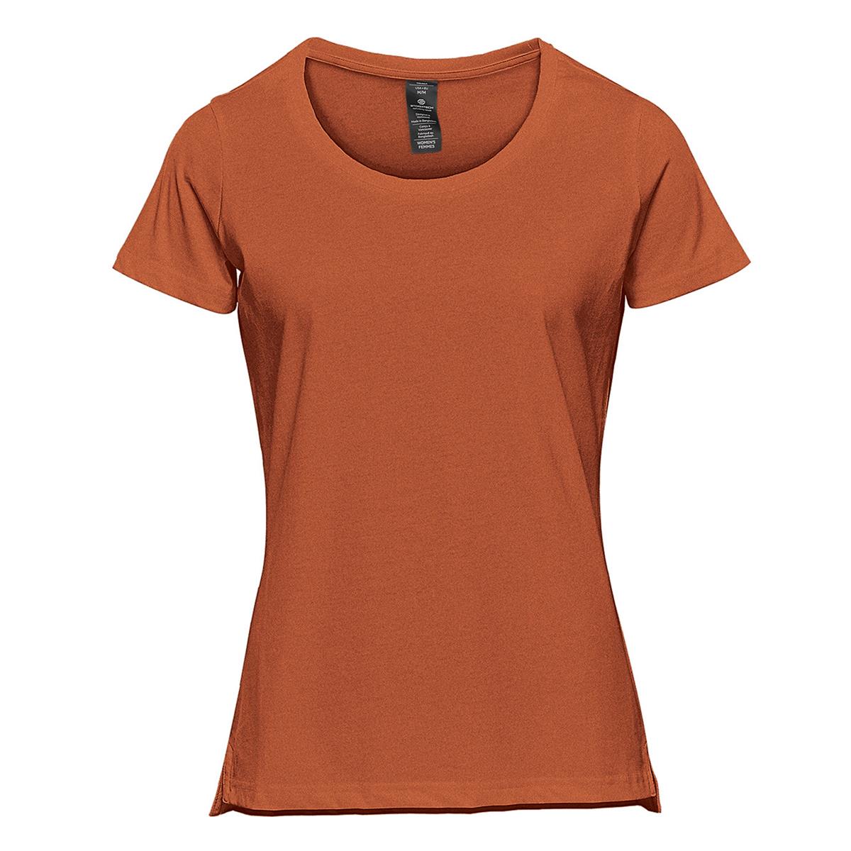 Women's Equinox Short Sleeve Tee - Rust Heather - Front