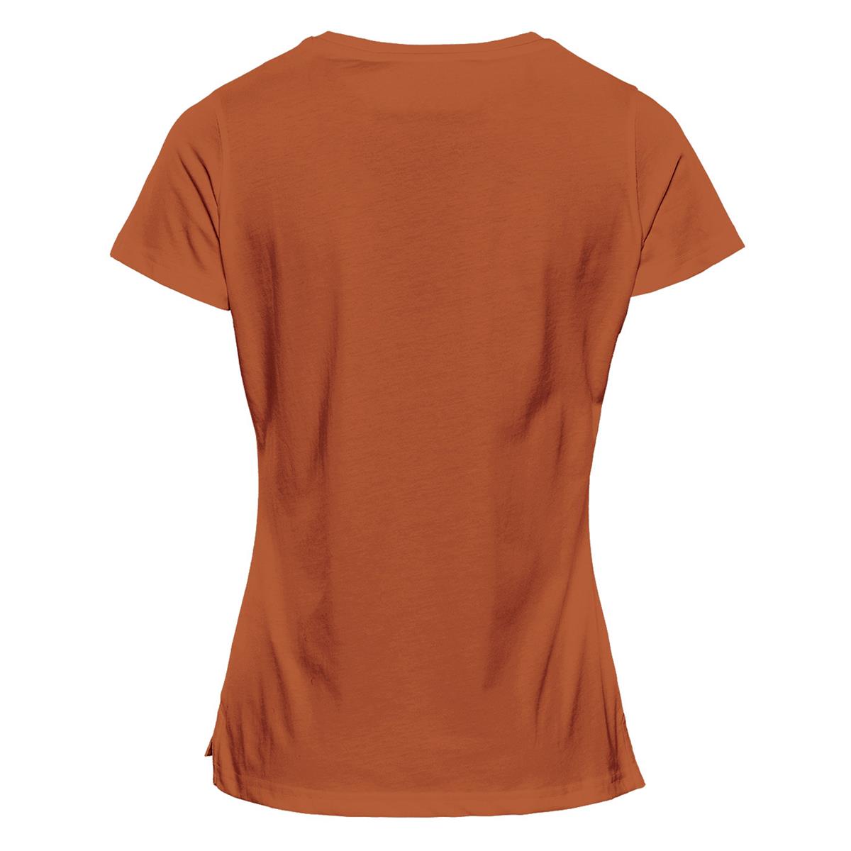 Women's Equinox Short Sleeve Tee - Rust Heather - Back