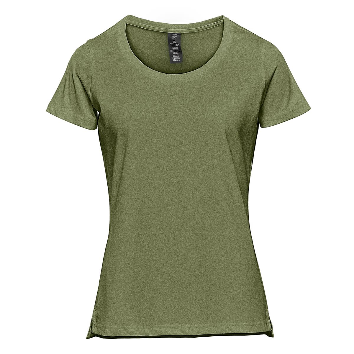 Women's Equinox Short Sleeve Tee - Sage Green Heather - Front