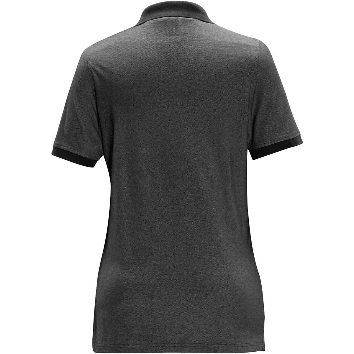 Women's Sigma Poly Cotton Polo - Dolphin - Back