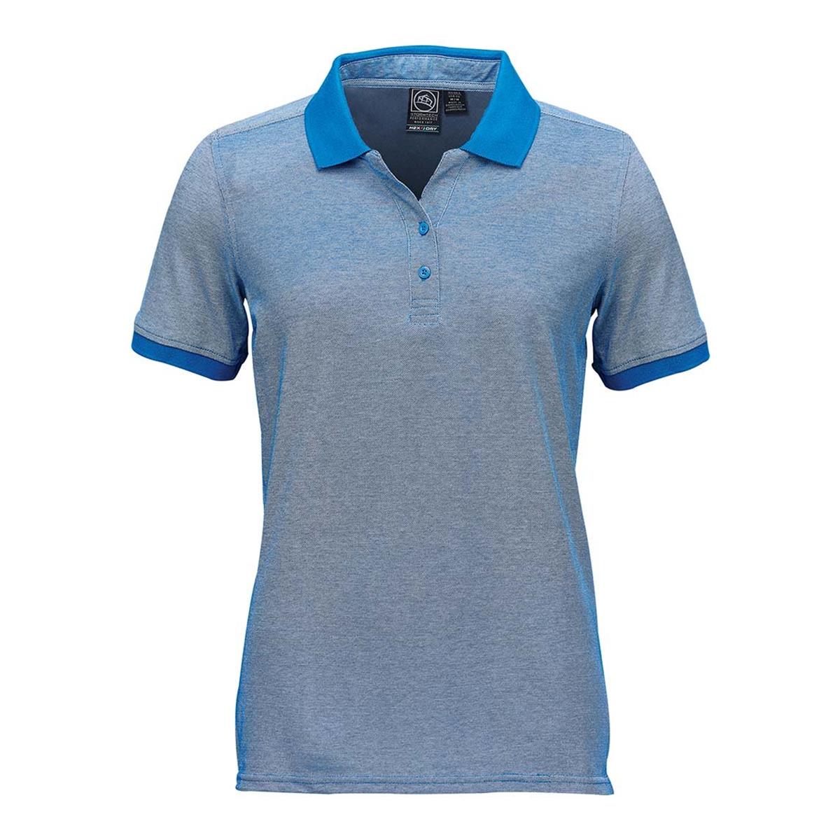 Women's Sigma Poly Cotton Polo - Ocean - Front
