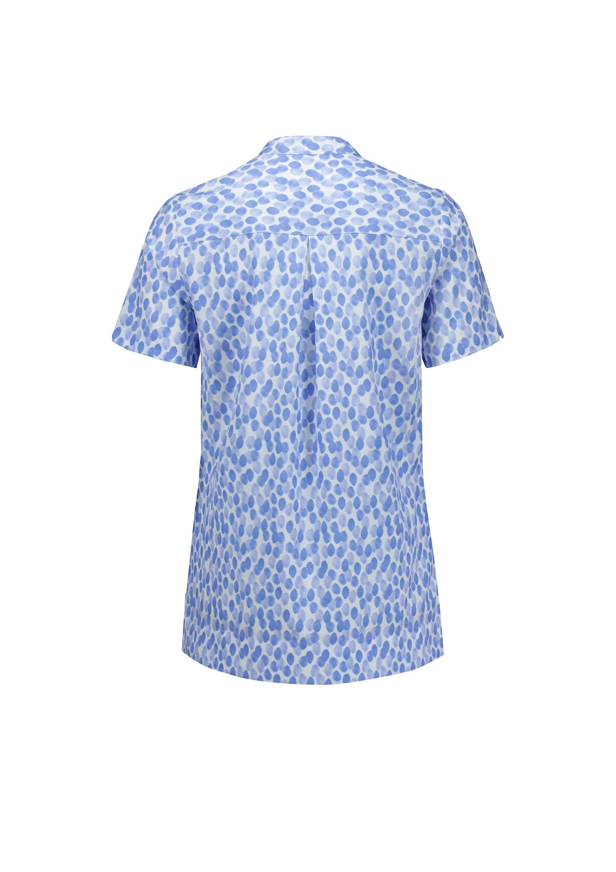 Florence Womens Stardust Print Tunic - Mid Blue - Back