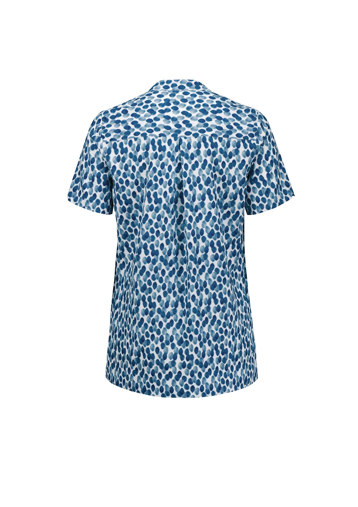 Florence Womens Stardust Print Tunic - Navy - Back