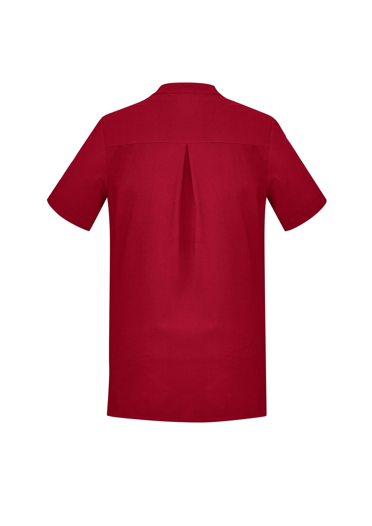 Florence Womens Plain Tunic - Cherry - Back