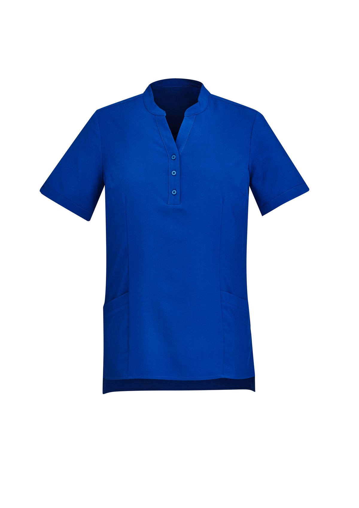 Florence Womens Plain Tunic - Electric Blue - Front