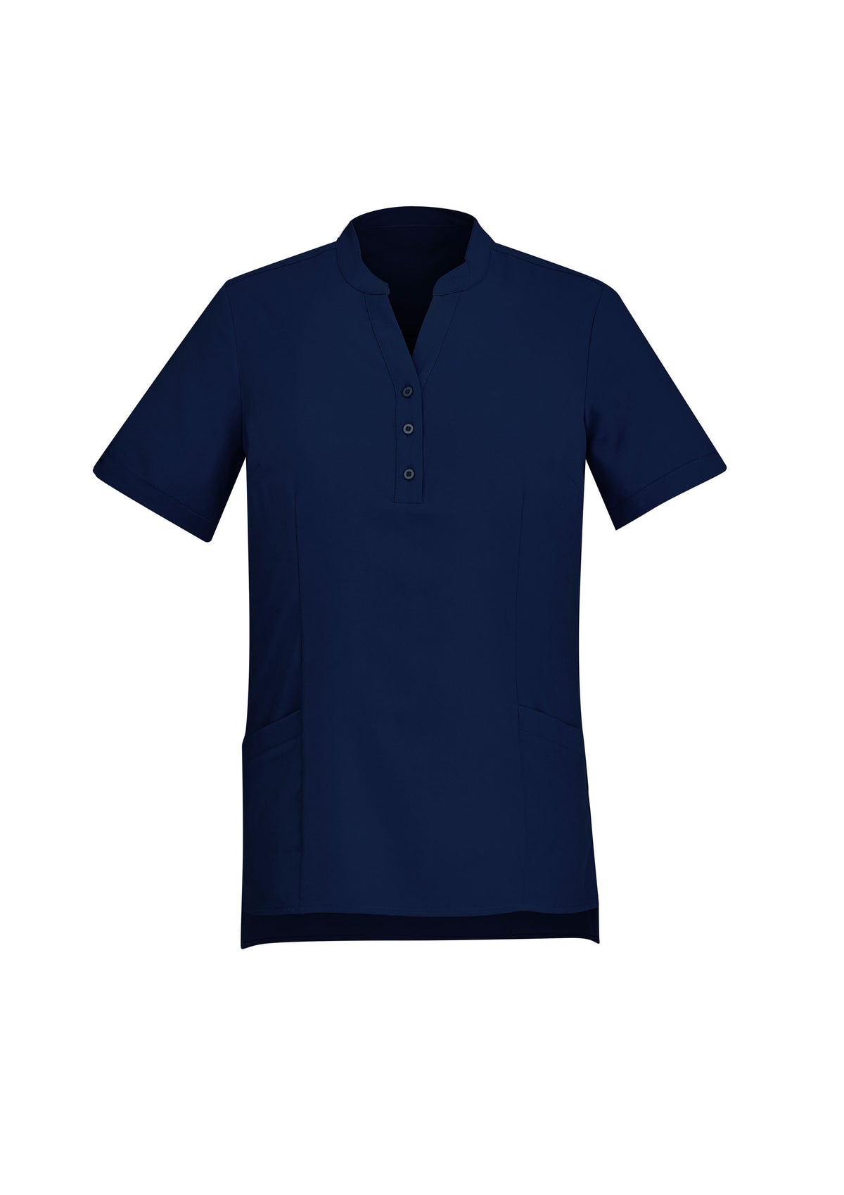 Florence Womens Plain Tunic - Navy - Front