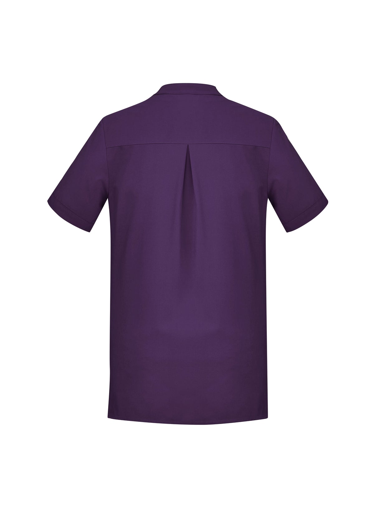 Florence Womens Plain Tunic - Purple - Back