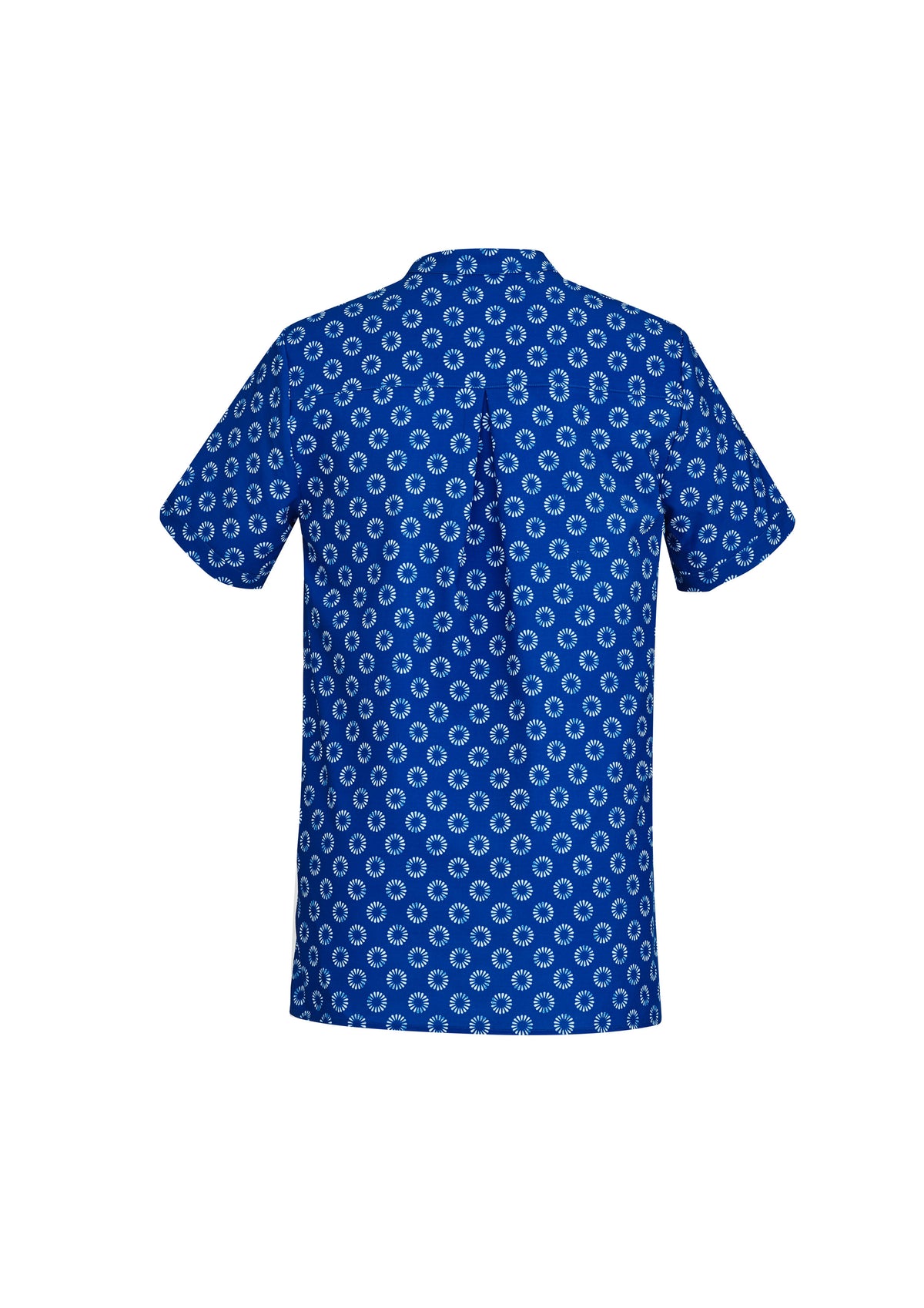 Florence Womens Daisy Print Tunic - Electric Blue - Back