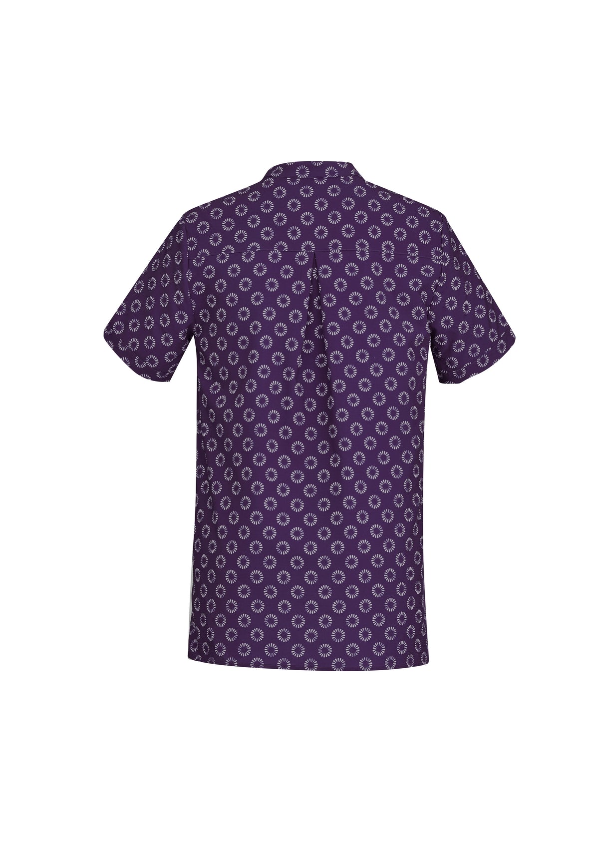 Florence Womens Daisy Print Tunic - Purple - Back