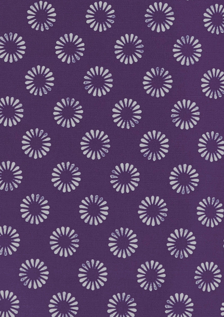 Florence Womens Daisy Print Tunic - Purple - View