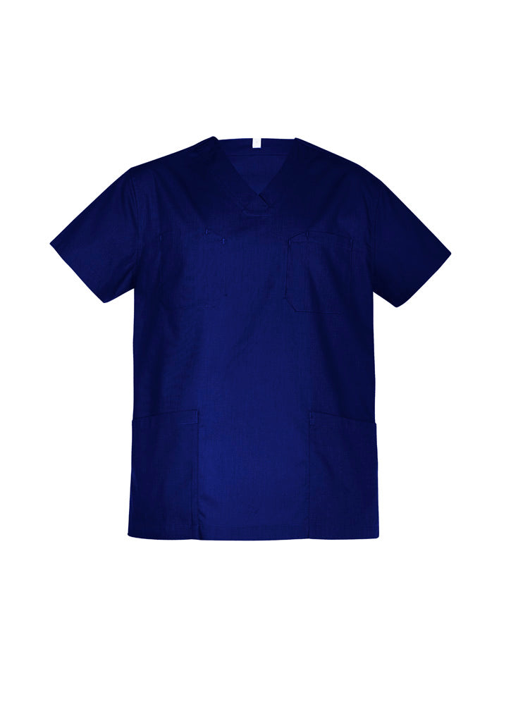Hartwell Unisex Reversible Scrub Top - Dark Blue - Front