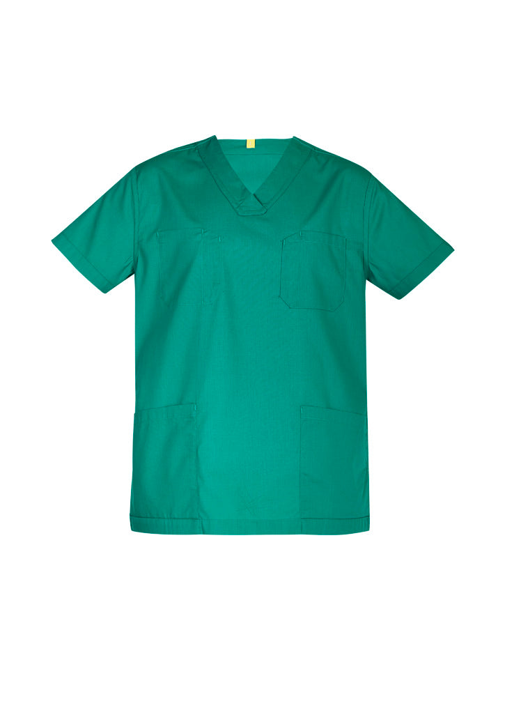 Hartwell Unisex Reversible Scrub Top - Surgical Green - View