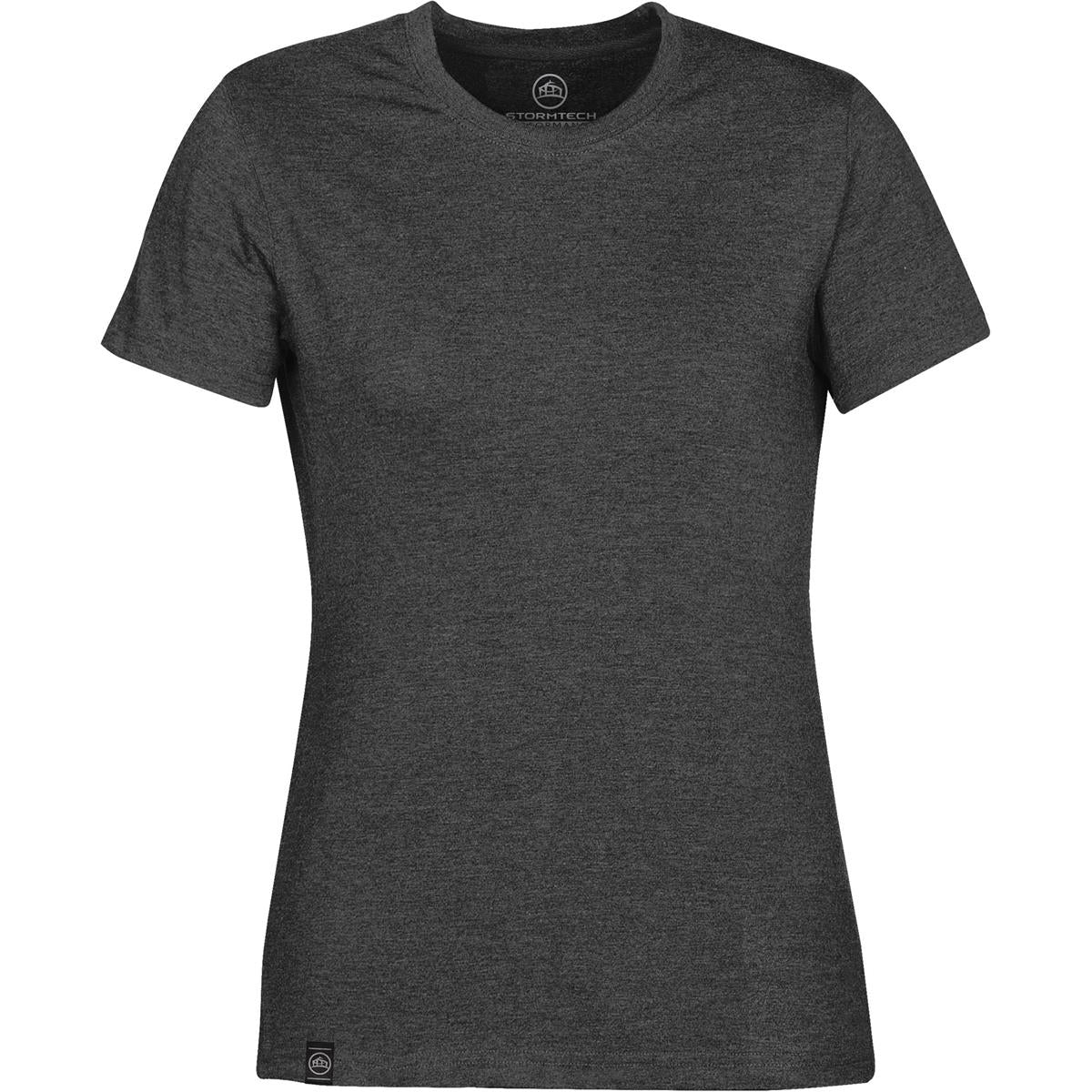 Women's Baseline S/S Tee - Carbon Heather - Front