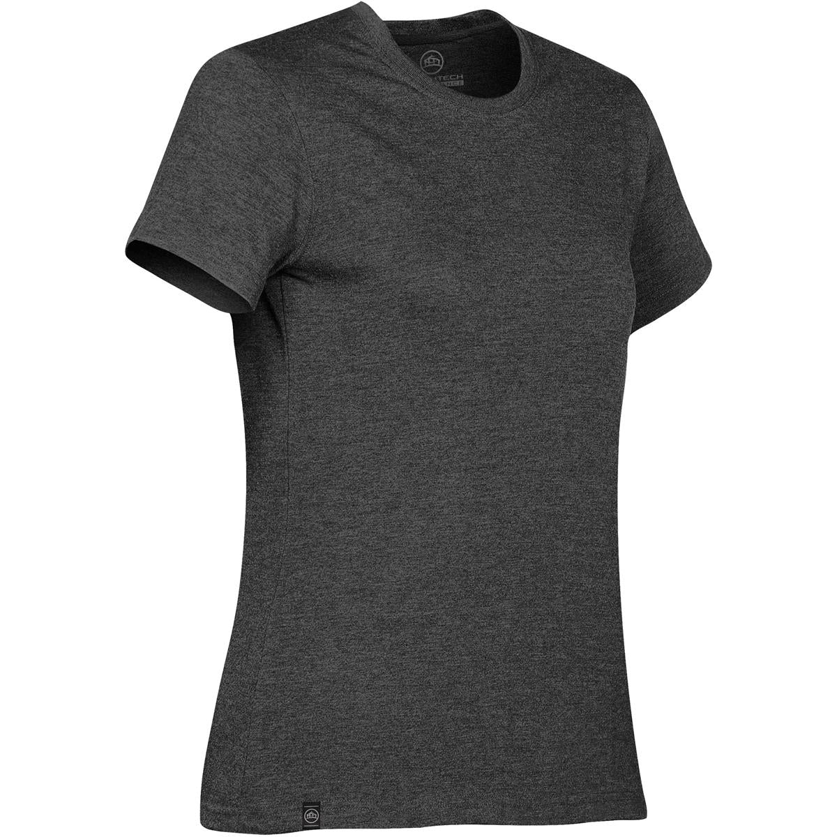 Women's Baseline S/S Tee - Carbon Heather - Back