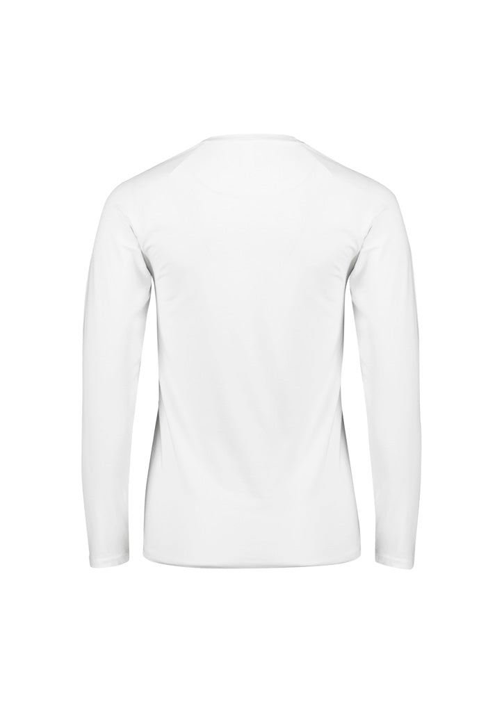 Performance Womens Long Sleeve Tee - White - Back