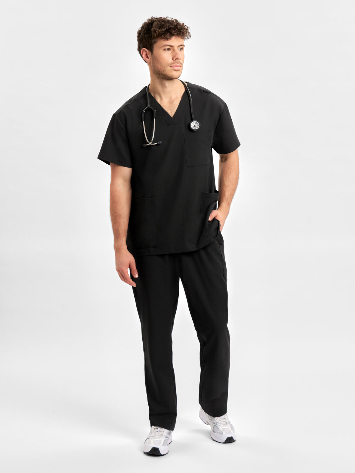 Pulse Unisex V-Neck Scrub Top 2