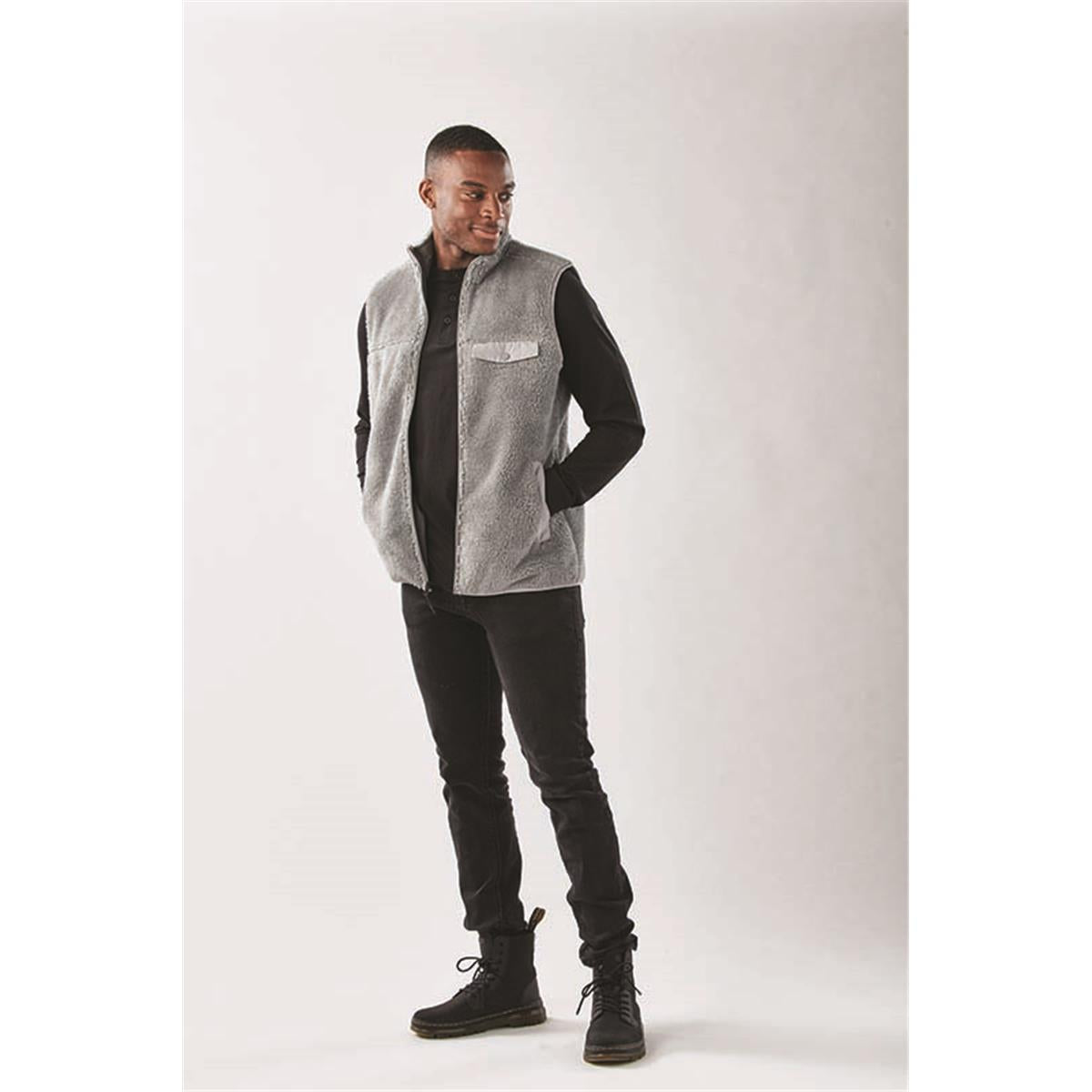 Men's Bergen Sherpa Fleece Vest - view