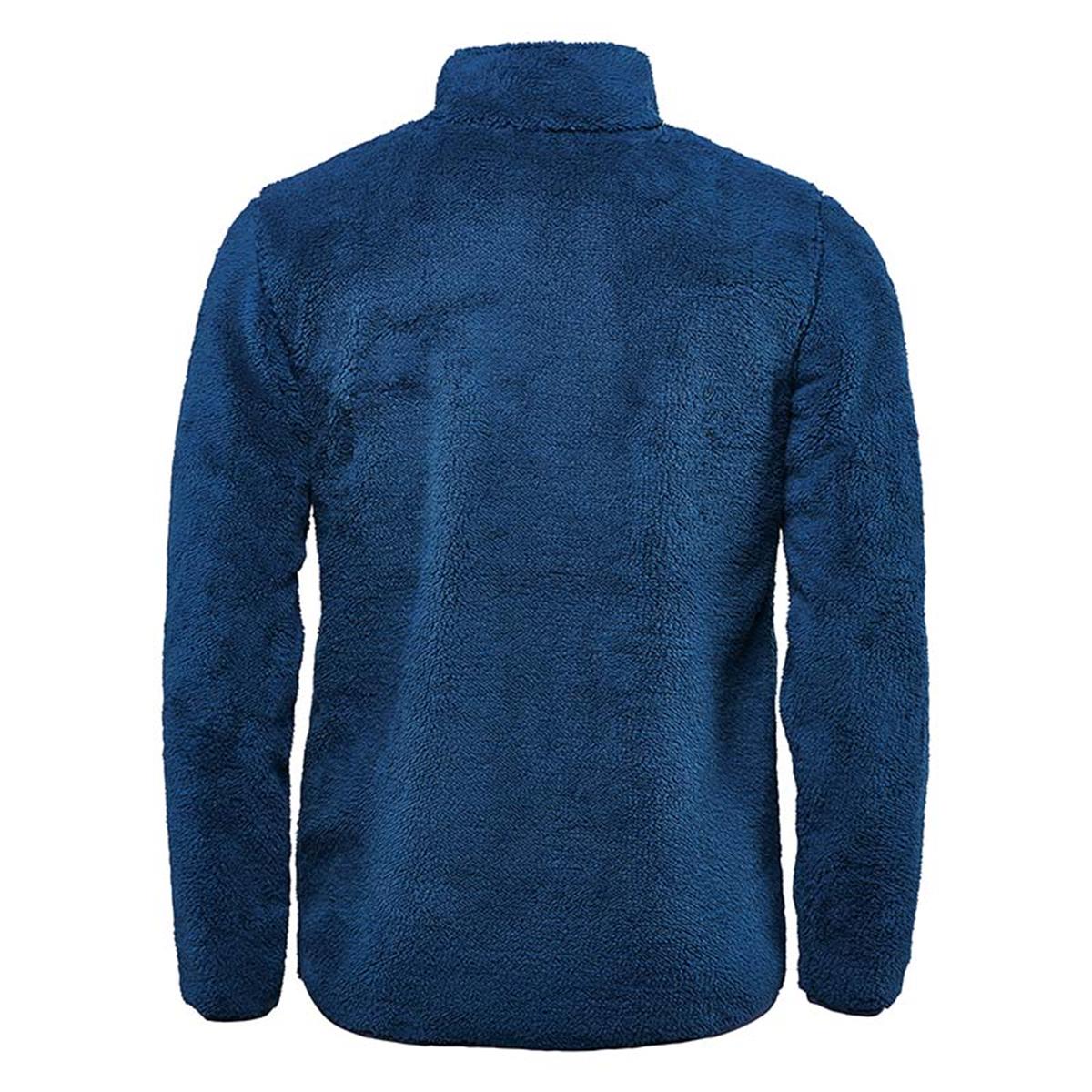Men's Bergen Sherpa Fleece Jacket - Indigo - Back