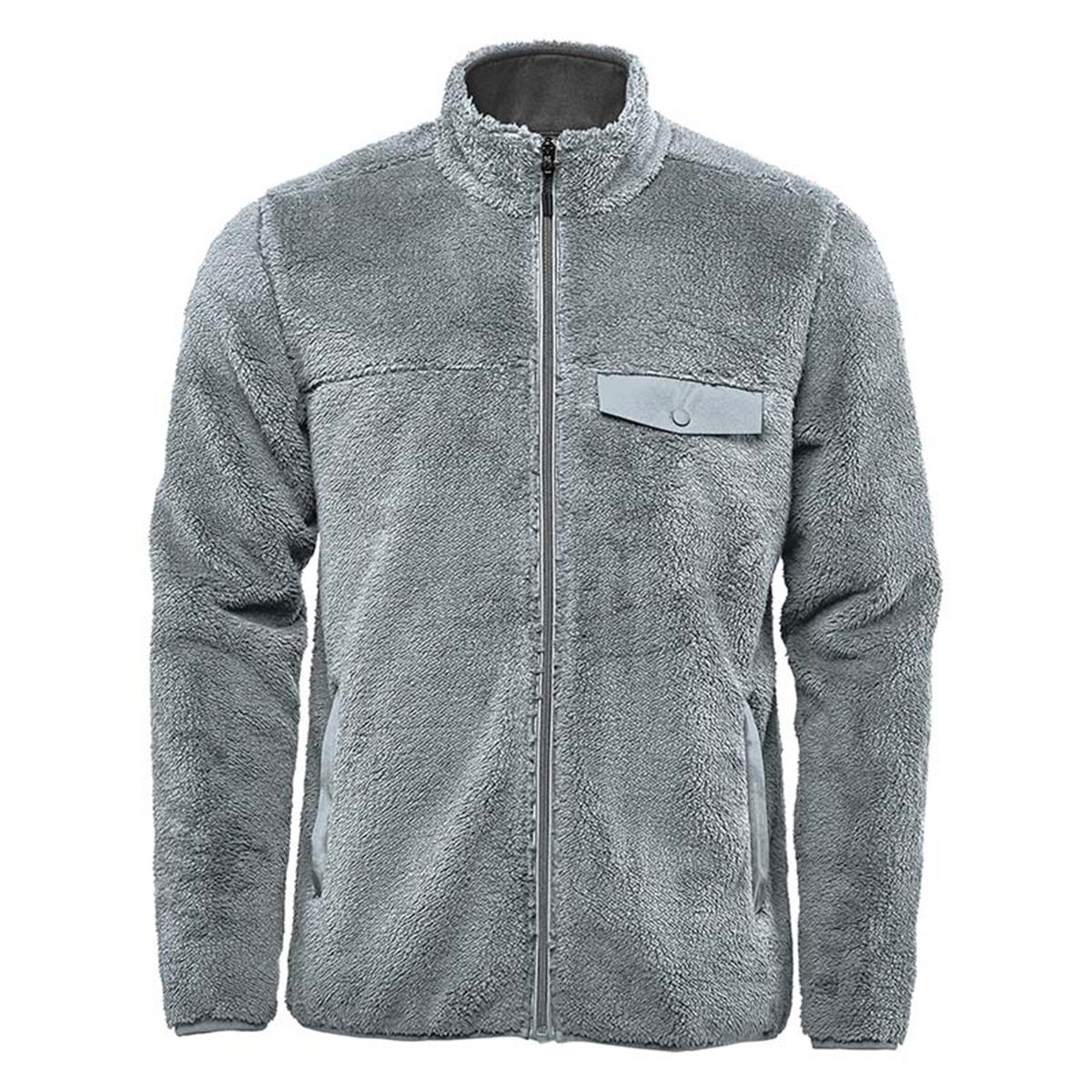 Men's Bergen Sherpa Fleece Jacket - Zinc - Front
